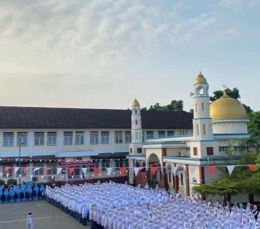 smpit as syifa boarding school wanareja upacara bendera