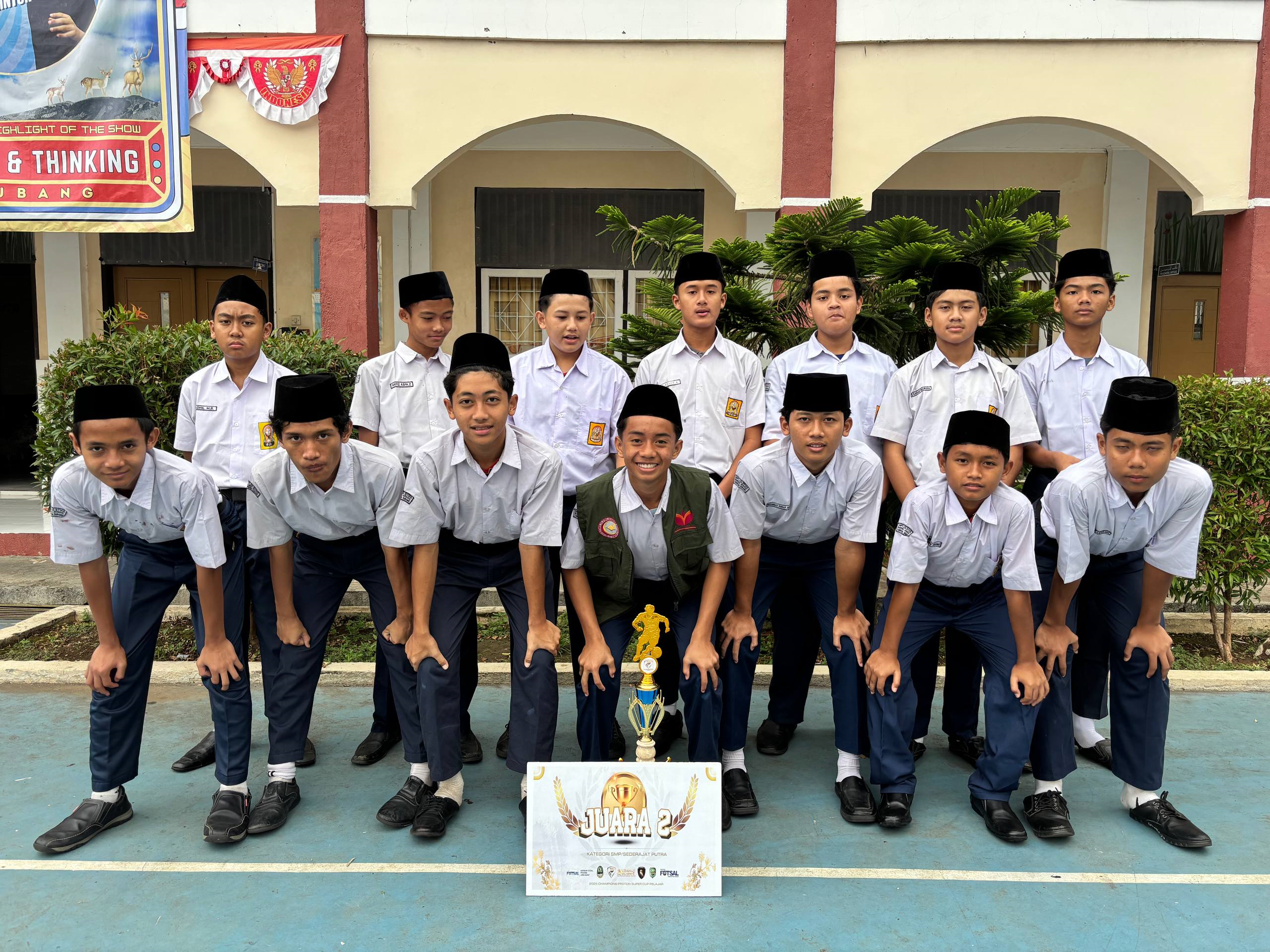 juara futsal smpit as syifa boarding school wanareja
