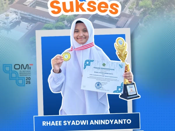 Prestasi Membanggakan Rhaee Syadwi Anindyanto dari SMPIT As-Syifa Boarding School Wanareja: Lolos ke Tingkat Provinsi Olimpiade Madrasah Nasional (OMI) Cabang IPA