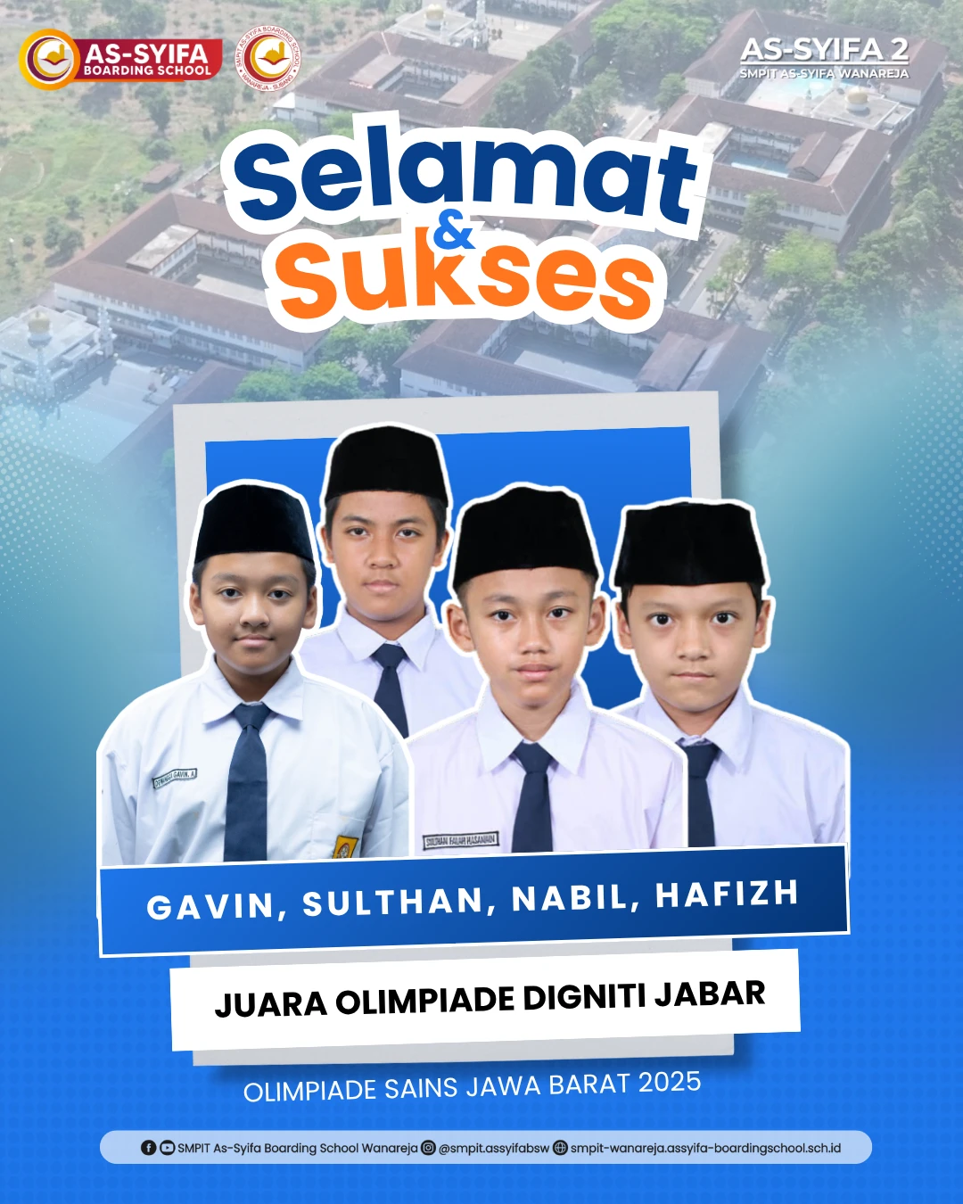 smpit as syifa boarding school wanareja juara olimpiade sains digniti jabar 2025 1 1