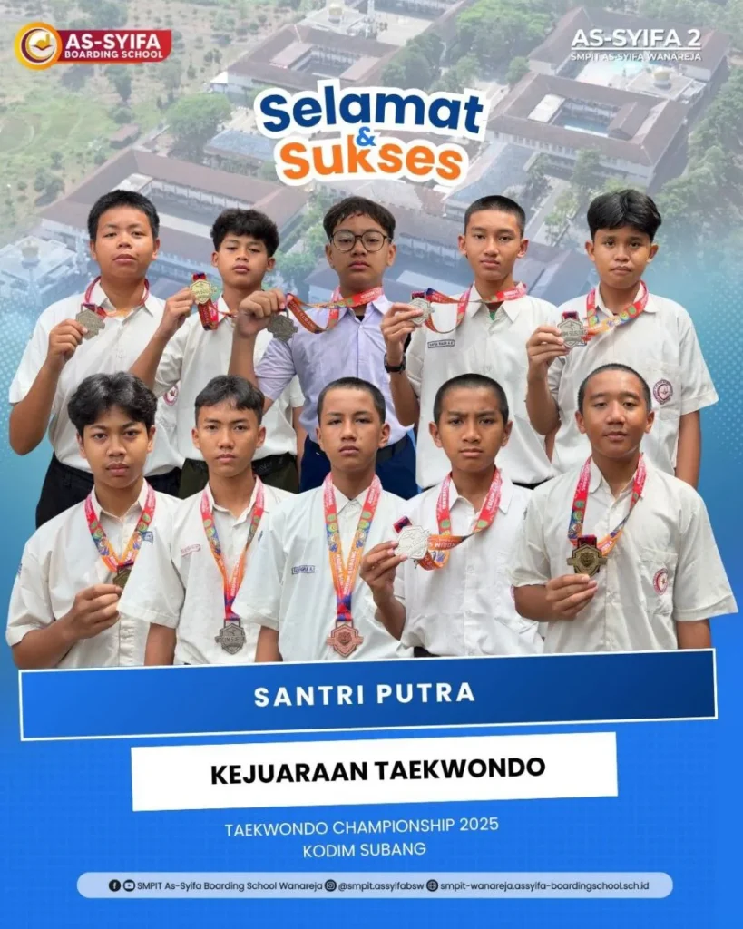smpit assyifa boarding school wanareja juara taekwondo 2