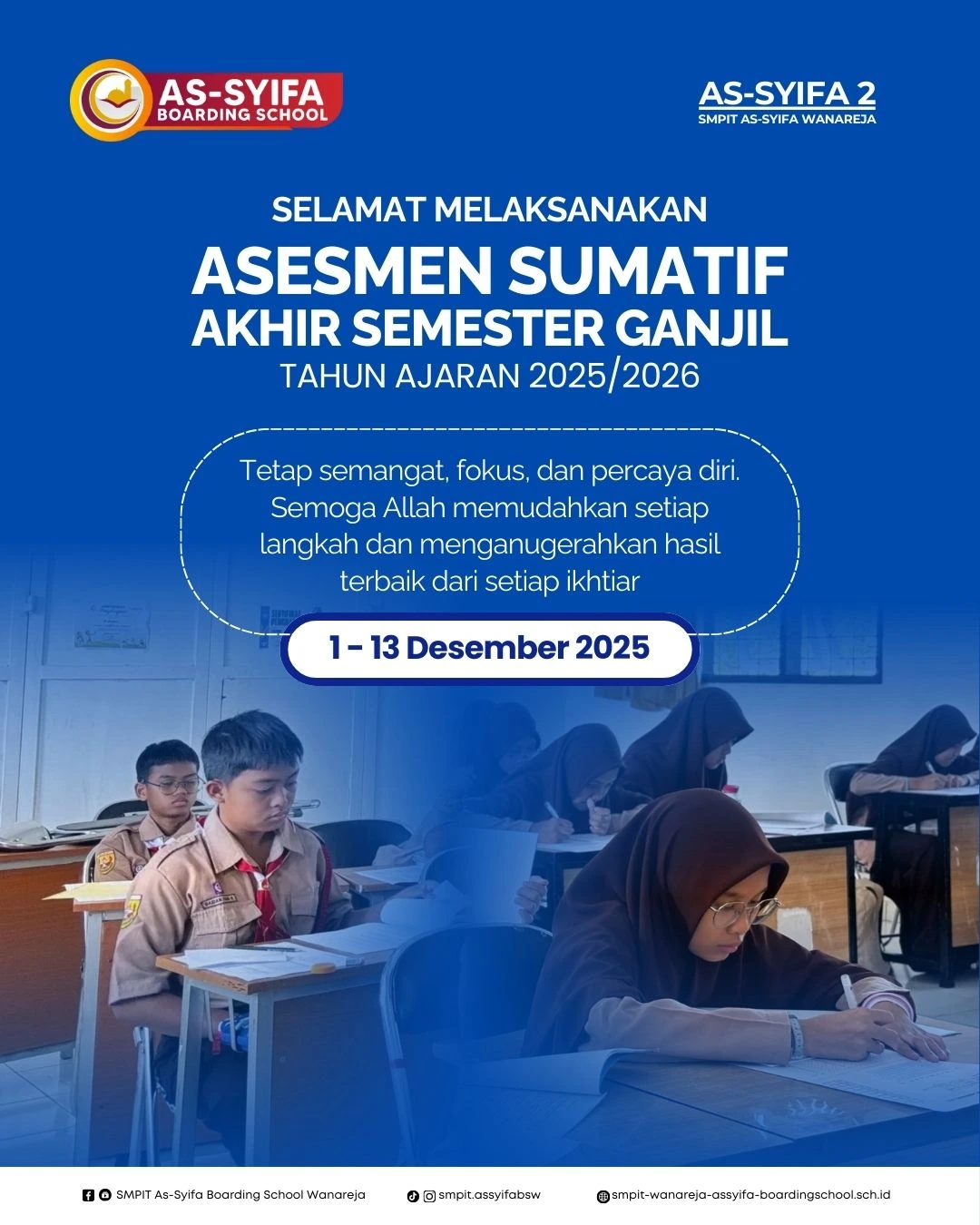 sawah dan jalan mewarnai Sumatif Akhir Semester Ganjil 2025 2026