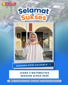 smpit as syifa boarding school wanareja juara matematika mission alpha