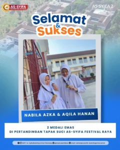 smpit as syifa boarding school wanareja juara tapak suci medai emas asfera