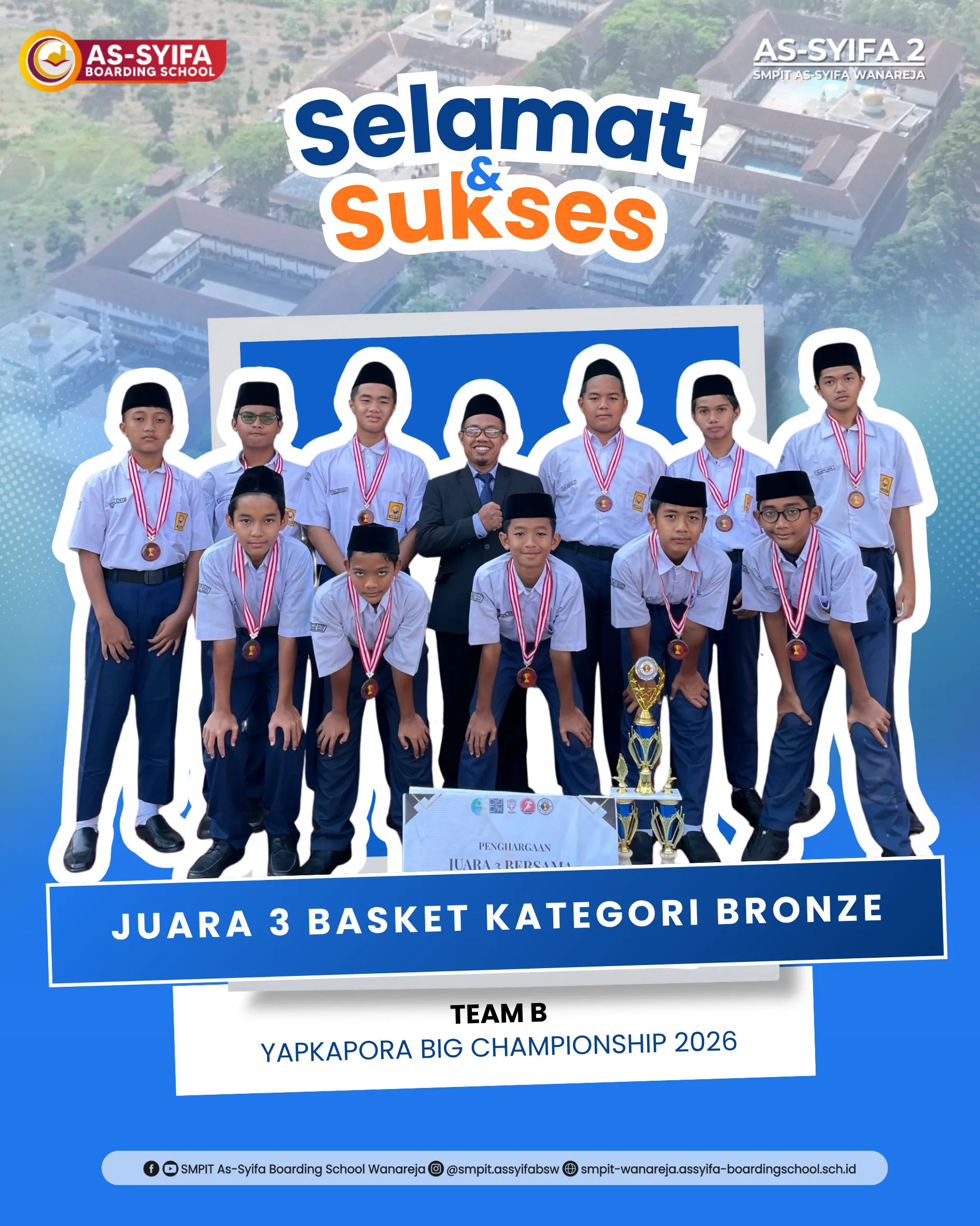 smpit as syifa boarding schhol wanareja juara 3 bronze category