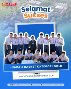 smpit as syifa boarding school wanareja juara 3 gold category ajang yapkapora big championship 2026