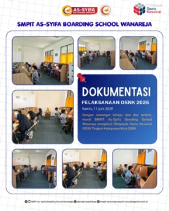 smpit as syifa boarding school wanareja pelaksanaan osnk kabupaten subang tahun 2026