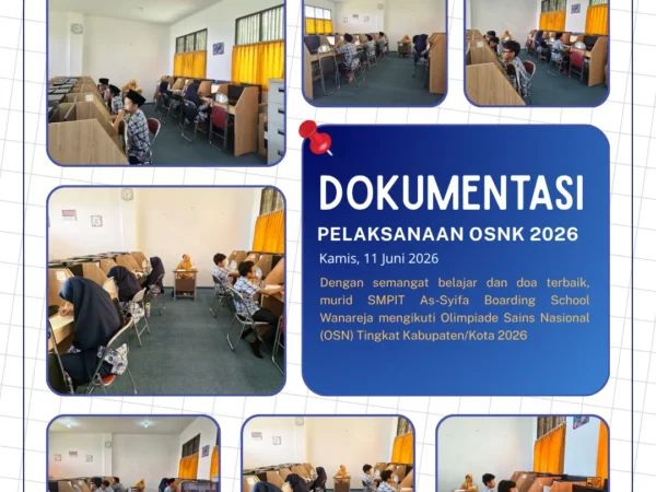 Murid SMPIT As-Syifa Boarding School Wanareja Ikuti Olimpiade Sains Nasional Tingkat Kabupaten