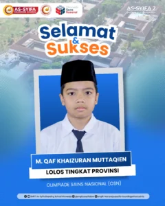 smpit as syifa boarding school wanareja sekolah boarding terbaik di indonesia juara osn ipa kabupaten provinsi 2026 2