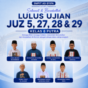 lulus ujuan hafalan juz 28 murid kelas 8 putra 2 1
