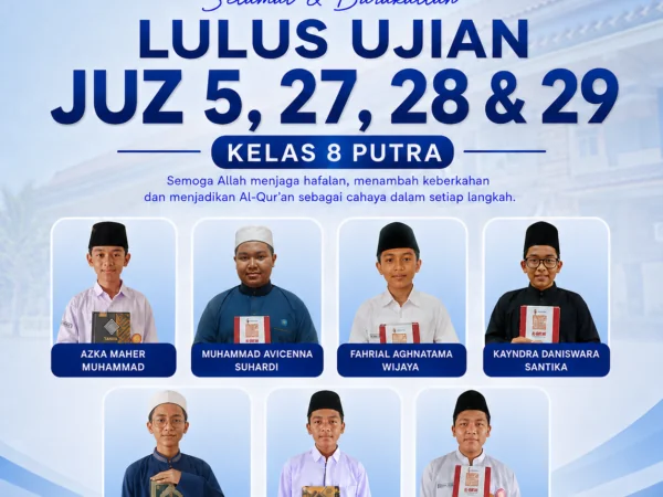 lulus ujuan hafalan juz 28 murid kelas 8 putra 2 1