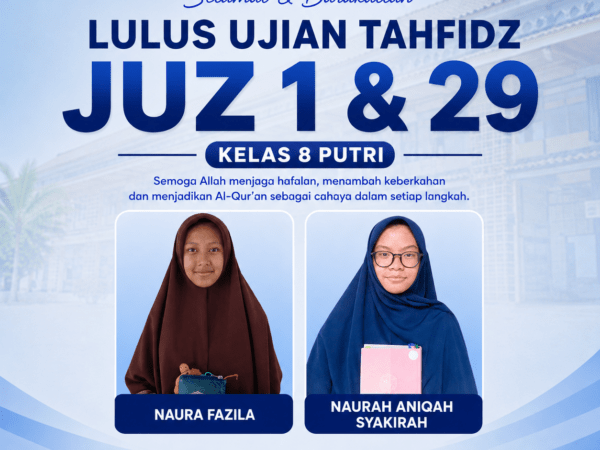 lulus ujuan hafalan juz 30 murid putri kelas 8 juz 1 29