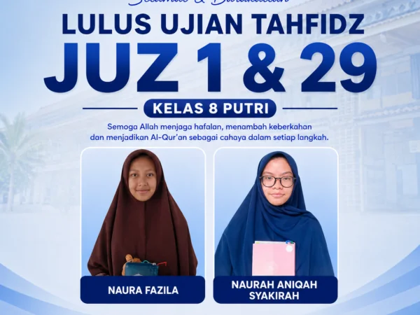 lulus ujuan hafalan juz 30 murid putri kelas 8 juz 1 29