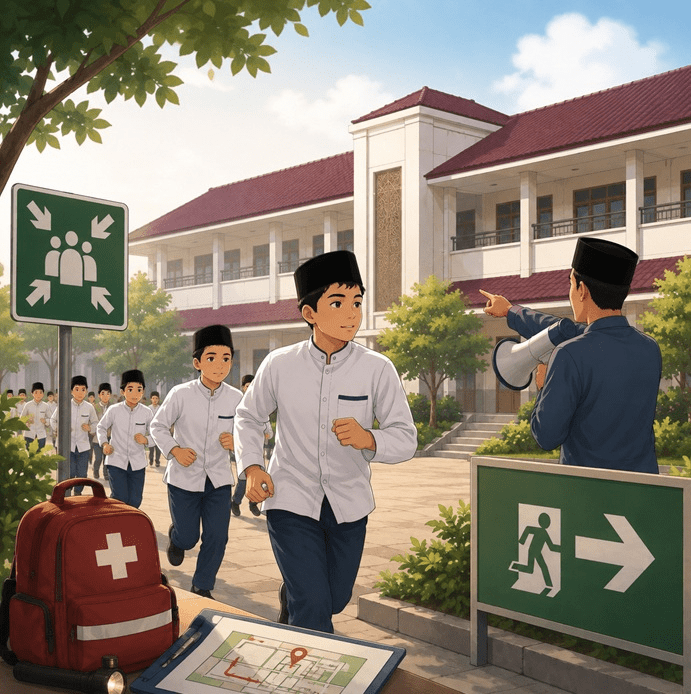 mitigasi bencana di pondok pesantren