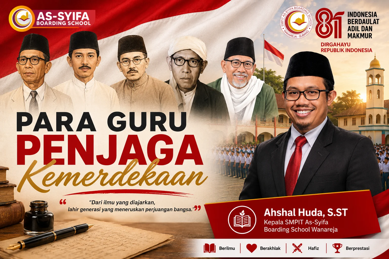 sekolah islam smpit as syifa boarding school wanareja jalancagak jalancagak2 sagalaherang pesantren terbaik di subang jawa barat indonesia para guru penjaga kemerdekaan 2