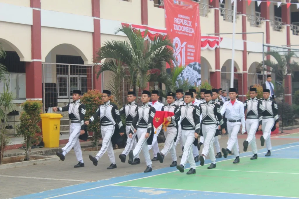 sekolah islam smpit as syifa boarding school wanareja jalancagak jalancagak2 sagalaherang pesantren terbaik di subang jawa barat indonesia upacara bendera 13