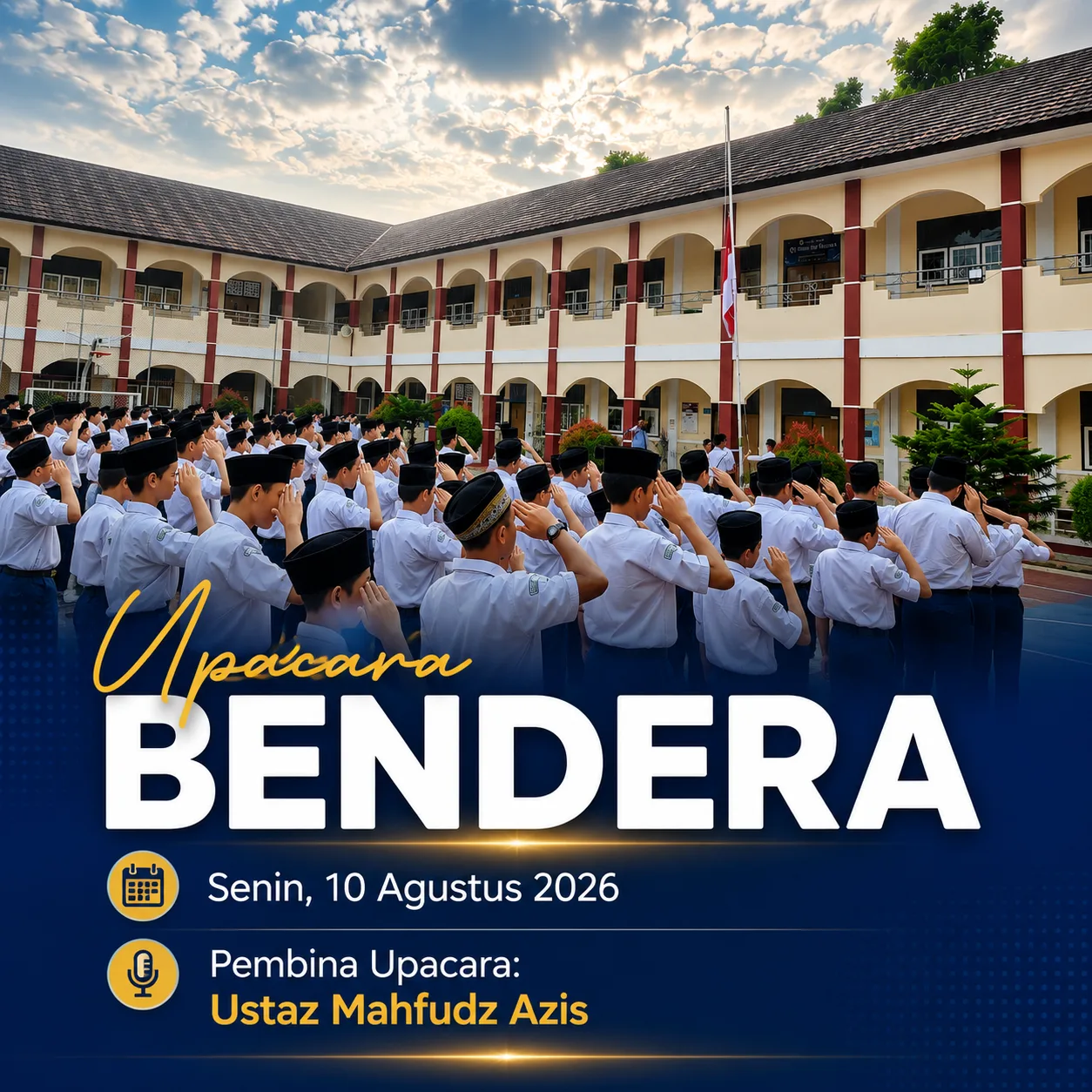 sekolah islam smpit as syifa boarding school wanareja jalancagak jalancagak2 sagalaherang pesantren terbaik di subang jawa barat indonesia upacara bendera