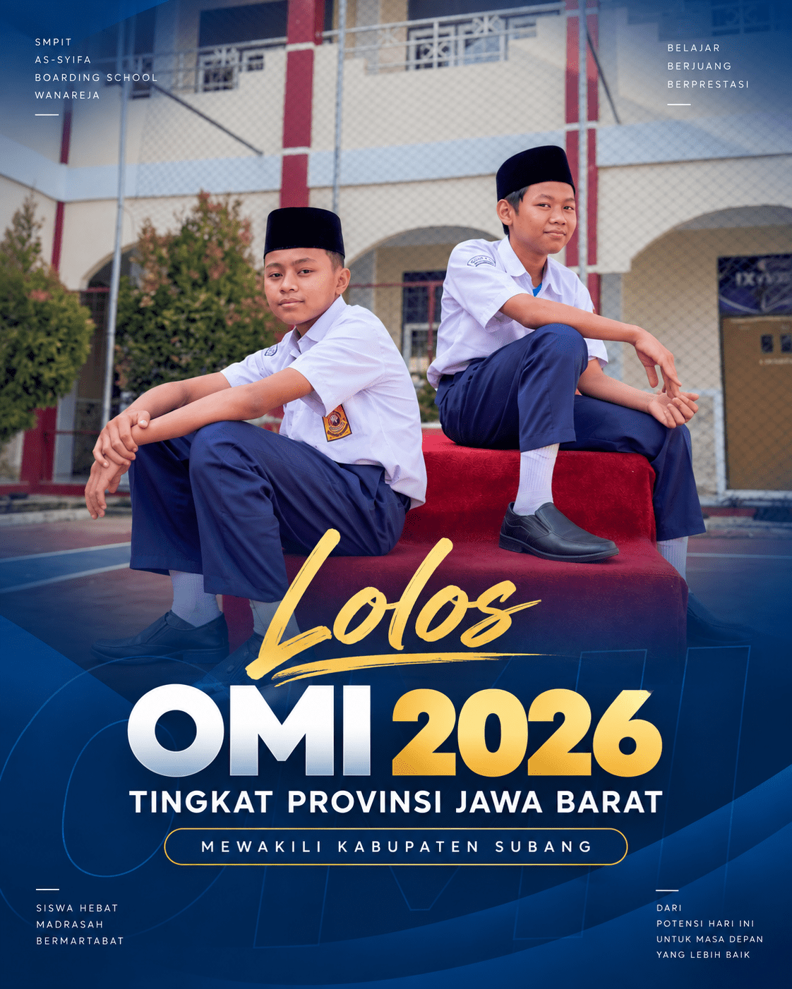 smpit as syifa boarding schhol wanareja juara 1 omi 2026 tingkat kabupaten 01