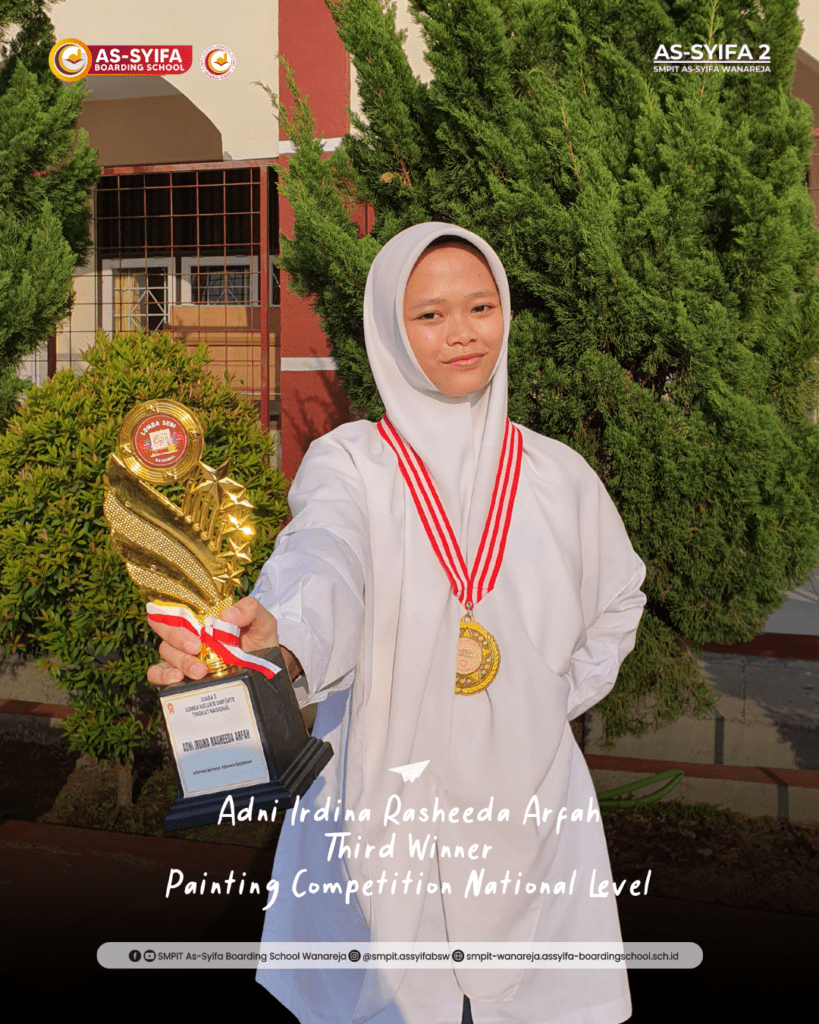 smpit as syifa boarding school wanareja juara melukis adni irdiana rasheeda arfah